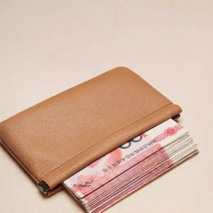 2026 New Simple Soft Leather Large Capacity Long Wallet for Storing Cash And Big Notes Small Change Business Purse for Youth