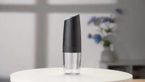 Máy Xay Tiêu Tự Động Có Thể Sạc Lại Bằng USB MINI Có Thể Điều Chỉnh Độ Thô Bằng Thép Không Gỉ Máy Xay Muối Và Tiêu Cho Nhà Bếp Máy Xay Gia Vị 1 Cái/2 Cái