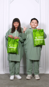 Jas Hujan Anak Ponco Celana Tebal Anti Rembes