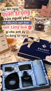 Set Thắt Lưng Nước Hoa Bình Giữ Nhiệt Khắc Tên Theo Yêu Cầu Làm Quà Tặng Ý Nghĩa Sang Trọng MS0012