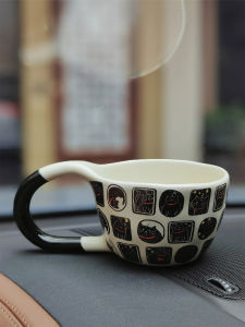 SIYUE | Hand-Painted Japanese Style Ceramic Coffee Cup