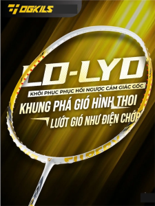 OGKILS | Vợt Đánh Cầu Lông Sợi Carbon Siêu Nhẹ