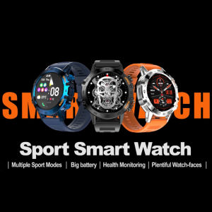 LIGE Men Sports Watches Original Full Round Touch Screen Steel Strip Scratch resistant Bluetooth Calling Mens Smart Watch Waterproof watch for man+Box