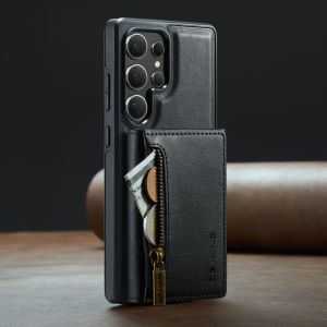 szhaiyu | For Magsafe Detachable 2-in-1 Leather Wallet Phone Case For Samsung Galaxy S26 S25 S24 S23 S22 S21 Ultra Plus FE S25Edge Cover
