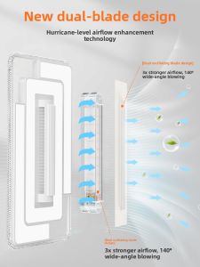 smeou | Modern and Stylish LED Bladeless Ceiling Fan Light