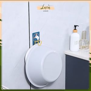 Móc Dán Tường Treo Thau Chậu Khăn Quần Áo Giá Gắn Tường Treo Đồ Nhà Bếp Nhà Tắm (Mẫu Hoạt Hình)