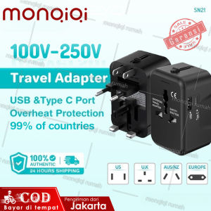 EYD SN02 All-in-one Worldwide Universal International Travel Adapter Charger Colokan Stop Kontak Adapter