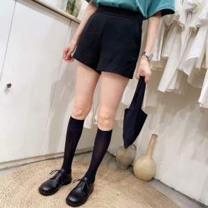 Widelia Old Datong Velvet Stretch Pile Style Calf Socks Thin Mid-Length Womens Socks 7590