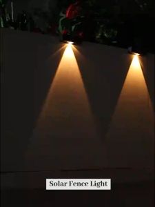 Solar Lamp Outdoor Waterproof Step Ligh Auto ON /OFF Wall Lamp Street Lights Up-Down Lighting LED Lamp Wall Lamp