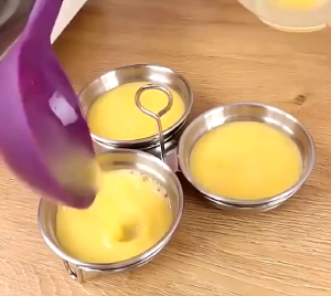 Egg Cooker 304 Stainless Steel 3-in-1 Steamer Pan Round Molds Nonstick Kitchen Cooking Utensils