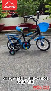 Xe Đạp Trẻ Em Nhựa Chợ Lớn K108 Dành Cho Bé Từ 3 - 5 Tuổi
