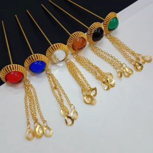 (สินค้าลงใหม่) ปิ่นปักผมเม็ดพลอยสวยๆ ปิ่นเจ้านาง ปิ่นล้านนา สินค้าพร้อมส่งจากประเทศไทย