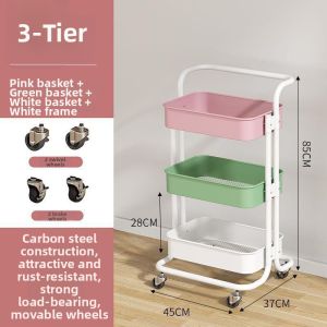 Multifunctional Storage Rack Multilayer Home Moving