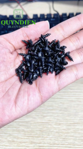 Hàng mới - Ốc Vít nhọn M3x8mm Đầu Dù Ren Thưa 100pcs - LinhKien HD audio