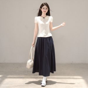 CHOUXIE | Unique Pretty Chiffon Korean Style Outfit Summer Skirt