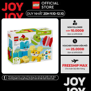 LEGO DUPLO 10477 Đồ Chơi Lắp Ráp 3 Trong 1: Thú Cưng Sáng Tạo Đáng Yêu (24 chi tiết)