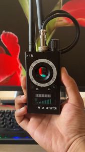 RF Signal Detector K18 Anti Spy Camera GSM Audio Bug Finder Alat Multi Fungsi Pendeteksi GPS Tracker