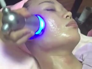 LED Photon Facial Electroporator Needle-free Mesotherapy Device Vibrating Massager Skin Rejuvenation Anti-Aging Face Lifting