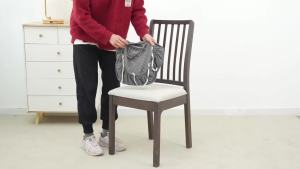 1/4pcs Jacquard Elastic Chair Seat Covers for Dining Room Computer Office Swivel Seat Slipcover Removable Home Decoration