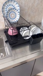 Kệ chén đa năng 2 tầng sắt sơn tĩnh điện Hobby home decor KC7