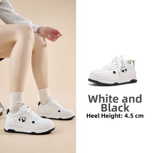 Semir | Thick Sole Casual Panda Style White Summer Shoes