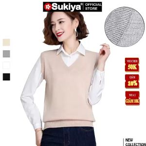 Áo Len GiLe Nữ SUKIYA Chất Len Lông Cừu Mềm Mịn Đủ Size Mẫu Mới Nhất 2023 AL31