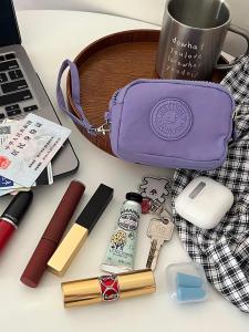 กระเป๋าใส่เอกสารแบบพกพาแบบยูนิเซ็กซ์สไตล์เกาหลีพร้อมซิปป้องกันน้ำ กระเป๋าใส่เหรียญ กระเป๋าใส่บัตร กระเป๋าใส่สติกเกอร์