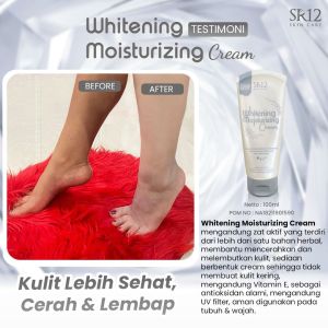 Whitening Moisturizing Cream SR12 - Lotion pemutih badan dan wajah SR12