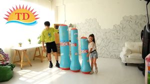 [Mua trụ tặng bơm] Bao trụ đấm bốc tự cân bằng cho bé Cao 1.2m Cột boxing hơi cho bé giá rẻ