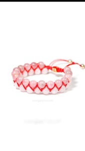 JJ Anchors Co. | Amara - Shamballa Bracelet | Moonstone & Rose Quartz with 14K Gold-filled Beads | Natural Stones