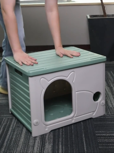 Cat House and Apartment Cats Shelter Outdoor Waterproof Cat and Dog House  Pet Outdoor Cat Nest