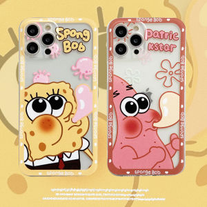 เคสโทรศัพท์ OPPO A98 5G A58 A77s A78 A77 A96 A76 A57 A54 A17 A17K A95 การ์ตูนน่ารัก บ๊อบปลาดาวแพททริกนิ่มใสปลอกซิลิโคน เคส OPPO A58 4G ฝาครอบ โทรศัพท์