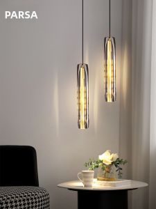 PARSA | Modern Minimalist Crystal Chandelier Bronze Luxury Hanging Light