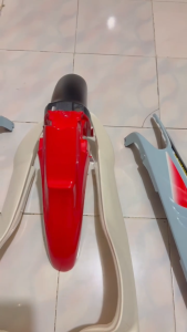 COVERSET BODYSET YAMAHA 125 125Z 125ZR ORIGINAL HLY MERAH SABIT VRC/WH SIAP TAMPAL STICKER MORITAKA