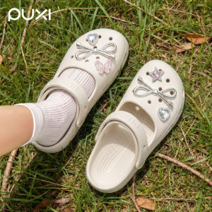 PUXI | Dép Mũi Nhọn Mary Jane Thoáng Khí Mềm và Chống Hôi