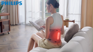 Philips Waist Massager Vibration Hot Compress Massage Abdominal Massage Steel Bar Support Belt Waist Belt