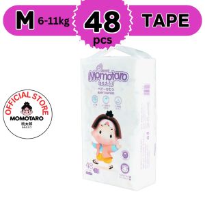 Medium Baby Tape Diaper 48’s Momotaro Baby Diaper Hypoallergenic Ultrathin Breathable Diapers