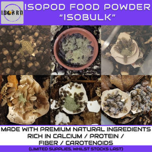 IsoBulk Premium Isopod Food Powder V3.0 — (All-In-One Rich in Calcium Protein Fiber Carotenoids)