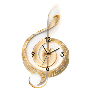 XIANGYUE | Music Wall Clock with Light Artistic Design for Living Room