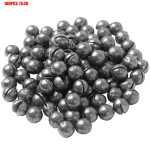 Removable Split-Shot100Pcs Lead Sinking Split Shots Fishing SinkersFishing Weights Sinkers Round Lead