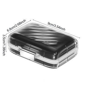 1 PCS Sealed Storage Medicine Box large-Capacity Portable Medicine Box Food-Grade Material Waterproof And Moisture-Proof