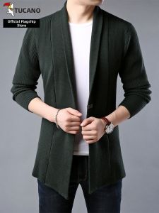 TUCANO | Mens Leisure Long Cardigan Knitwear Spring Autumn