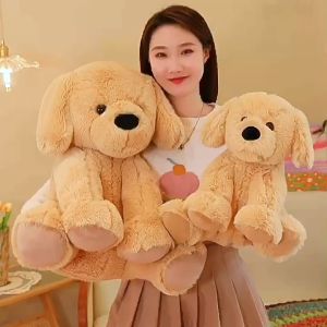 Golden Retriever Doll Simulation Dog Plush Toy Oversized Sam Dog Ragdoll Girl Large Pillow Gift