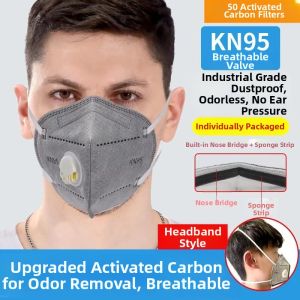 Industrial Dust Prevention KN95 Mask with Activated Carbon Lab-Grade