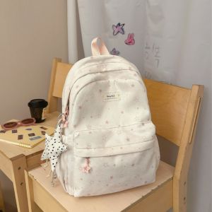 LUSUO | Korean Style Small Womens Backpack Pink