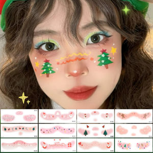 [Perfect Sunfeel] 5pcs Blush Face Tattoo Stickers Waterproof Temporary Tattoo Makeup Sticker Party Concert Cute Tattoo Sticker