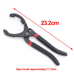 10/12Inch Oil Filter Pliers Clamp Type Wrench Oil Filter Remove Disassembly Tool Filter Element Wrench for Truck Car Repair