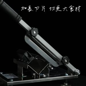 Stainless Steel Meat Slicer Manual Adjustable Freeze Meat Cutter Cutting Slicing Machine For Beef Mutton Roll Bacon Vegetables