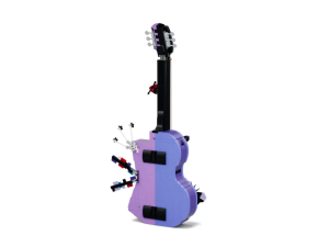 LEGO Editions Music 43031 Olivia Rodrigos Dual Guitar (1228 Pieces) Building Blocks