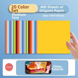 deli | Children Art Paper DIY Kit Square Rectangle
